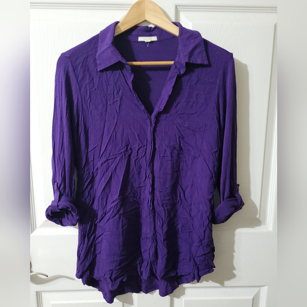 PLEIONE Women's Blouse size Large Made in USA